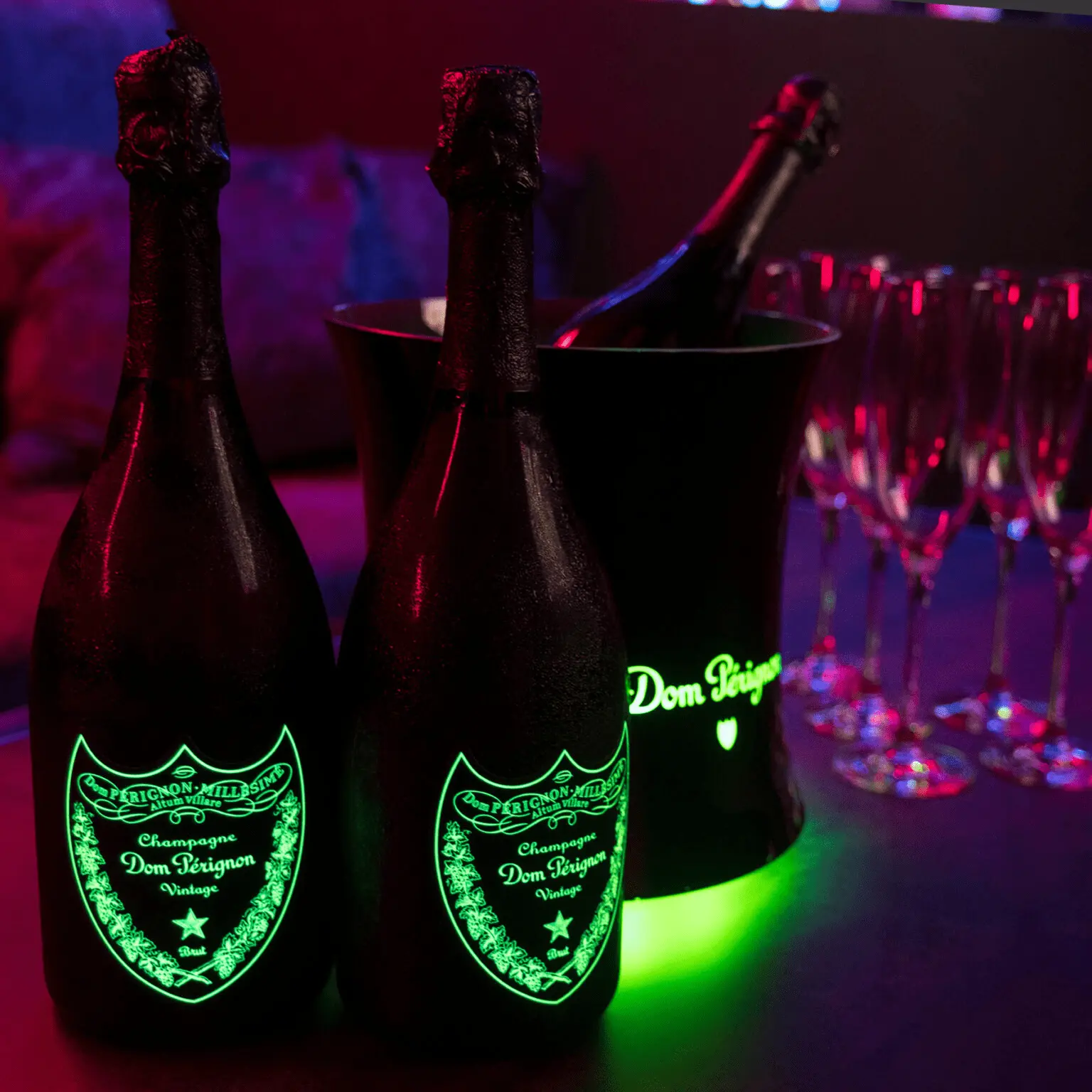 ドンペリのボトルの写真